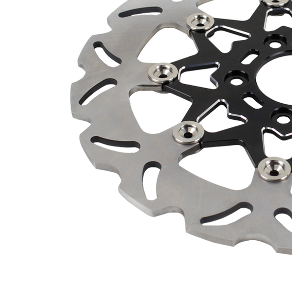 11.8"Black Front Brake Rotor- 9 Spokes