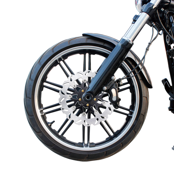 11.5“ Black Front Brake Rotor- 9 Spokes