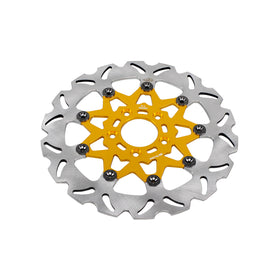 11.5" Gold Front Brake Rotor-9 Spokes