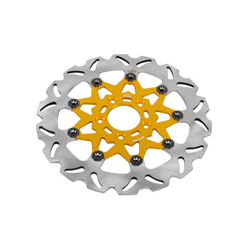 11.5" Gold Front Brake Rotor-9 Spokes