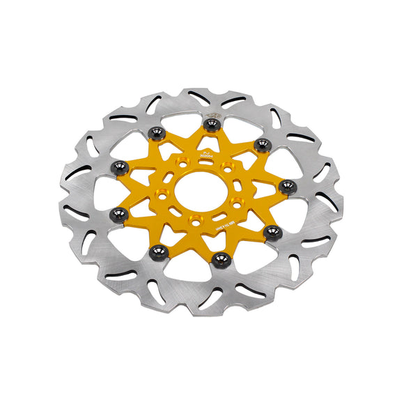 11.5" Gold Front Brake Rotor-9 Spokes
