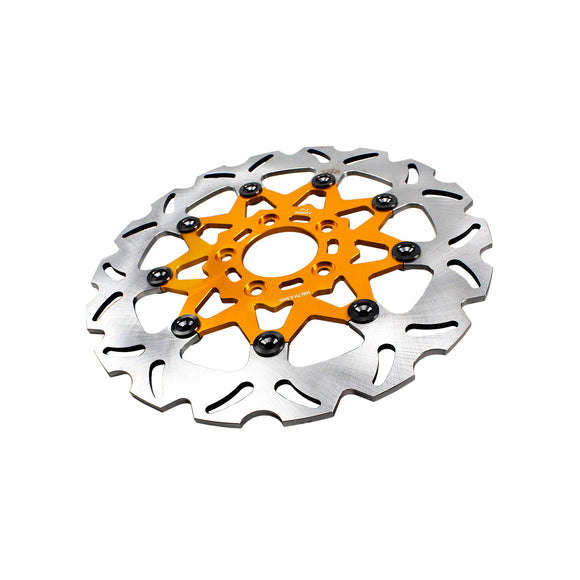 11.5" Gold Front Brake Rotor-9 Spokes