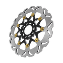 11.5" Black& Gold 9 Spoke Brake Rotor-Rear-1