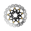11.5" Black& Gold Front Brake Rotor-9 Spoke-1