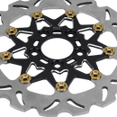 11.5" Black& Gold 9 Spoke Brake Rotor-Rear-4