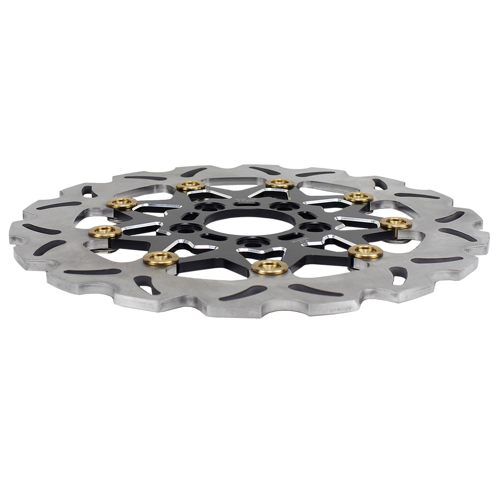 11.5" Black& Gold 9 Spoke Rear Brake Rotor