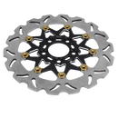 11.5" Black& Gold 9 Spoke Brake Rotor-Rear-3