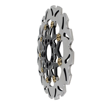 11.5" Black& Gold 9 Spoke Brake Rotor-Rear - 0