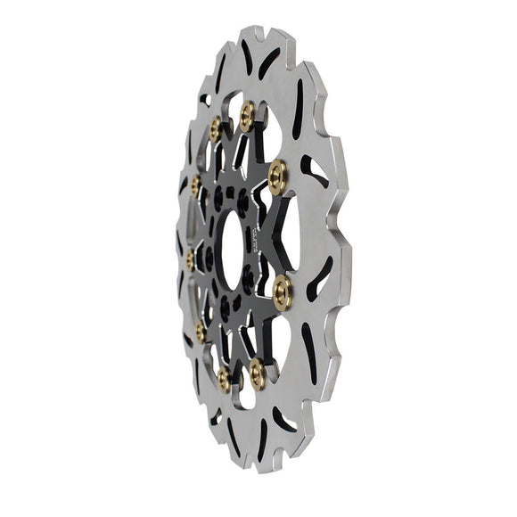 11.5" Black& Gold 9 Spoke Brake Rotor-Rear