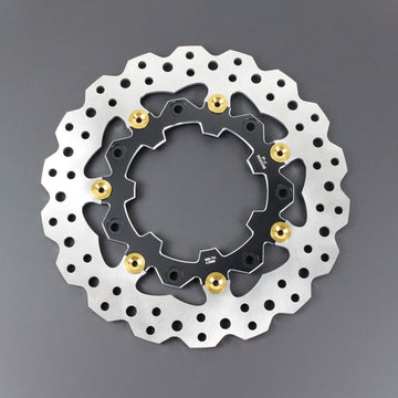 11.8" Black& Gold Front Brake Rotor for Agitator Wheel