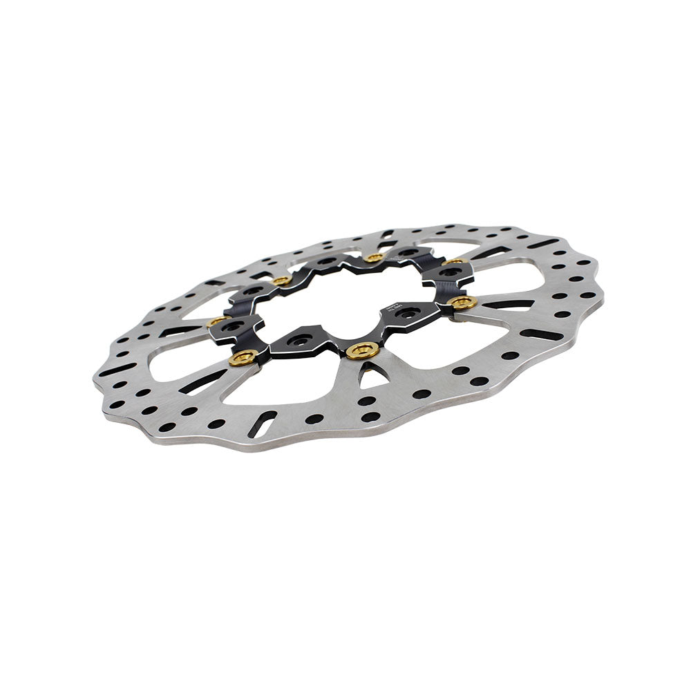 14.0" Black& Gold Brake Rotor For Slicer Wheel