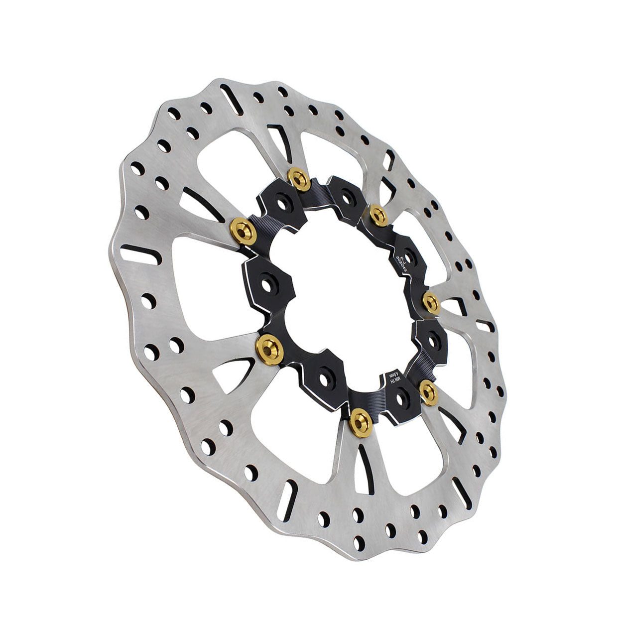 14.0" Black& Gold Brake Rotor For Slicer Wheel