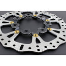 14.0" Black& Gold Brake Rotor For Slicer Wheel-7