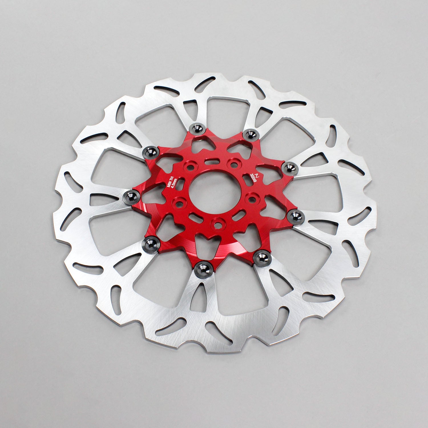 Red 14.0" Front Brake Rotor