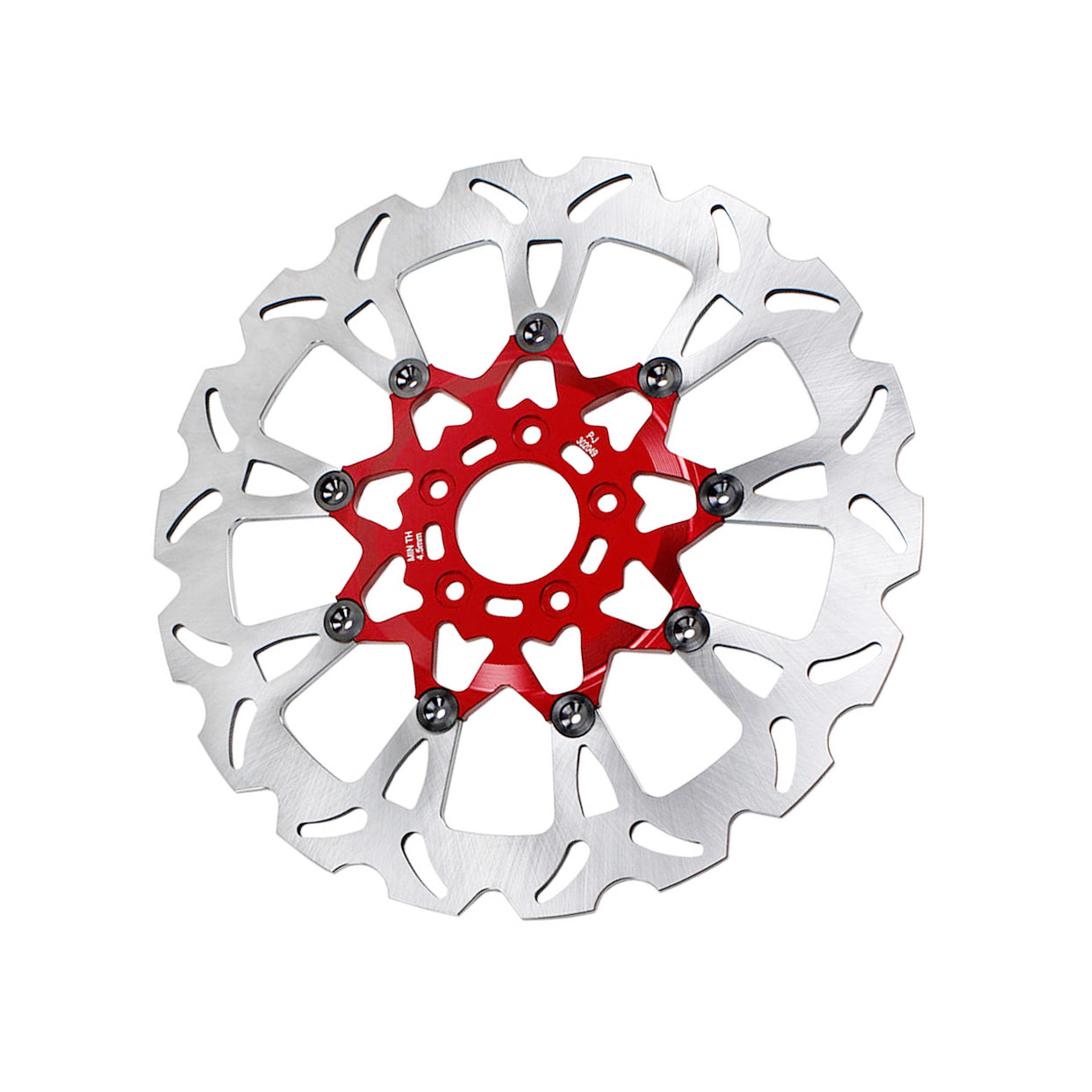 Red 14.0" Front Brake Rotor