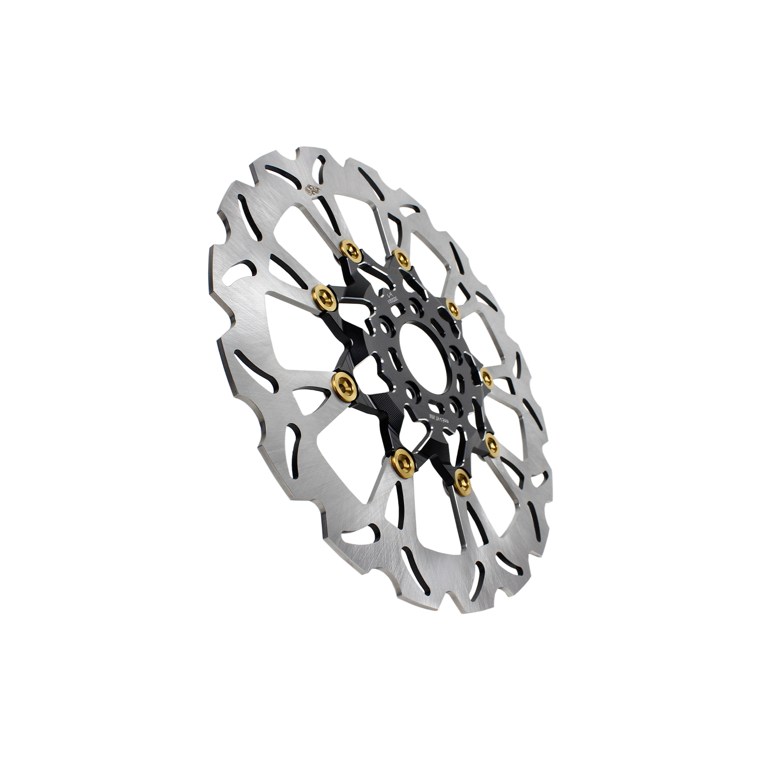 Black & Gold  14.0" Front Floating Brake Rotor