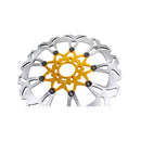 14.0" Gold Front Brake Rotor for Softail Dyna Sportster-7