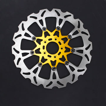 14.0" Gold Front Brake Rotor for Softail Dyna Sportster