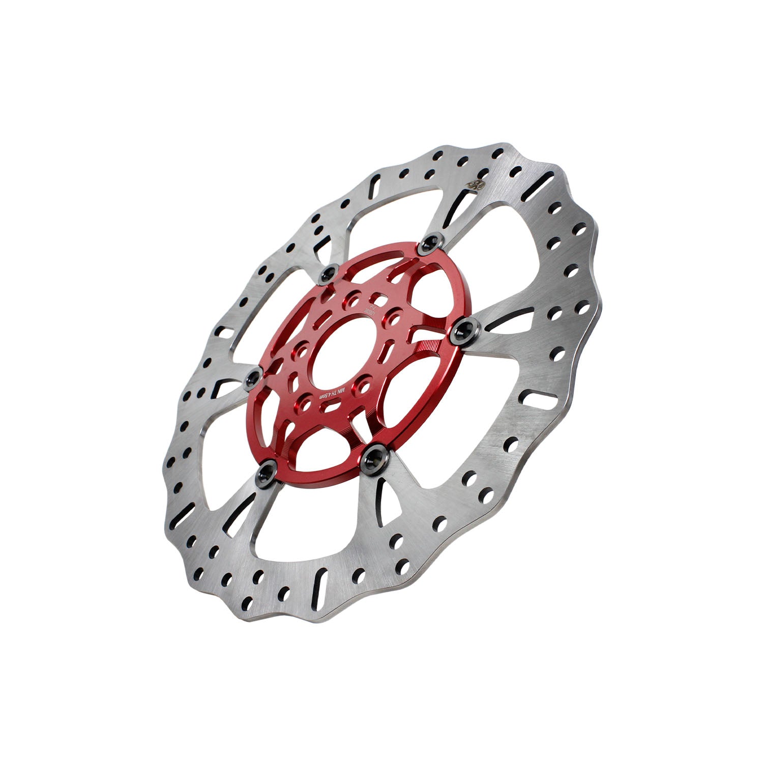 14" Red Front Brake Rotor for Touring