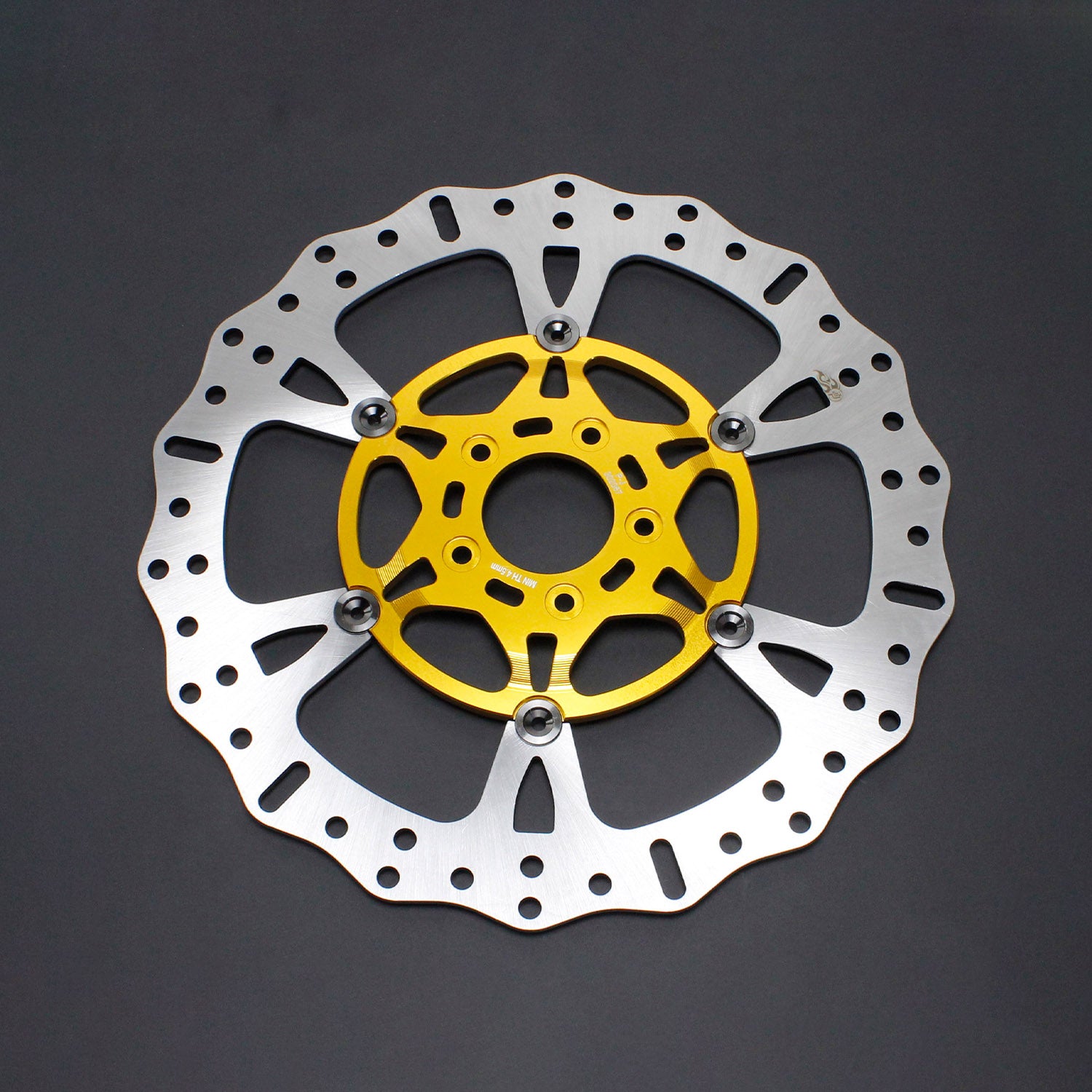 14" Gold Front Brake Rotor for Touring