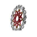 11.5" Red & Gold Rear Brake Rotor- 9 Spokes-4