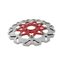 11.5" Red & Gold Rear Brake Rotor- 9 Spokes-6