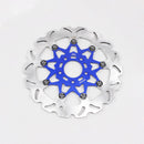 11.5" Blue & Black Rear Brake Rotor- 9 Spokes-1