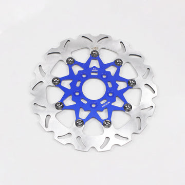 11.5" Blue & Black Rear Brake Rotor- 9 Spokes