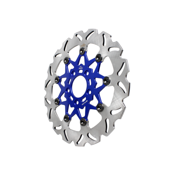 11.8" Blue Front Brake Rotor-9 Spoke
