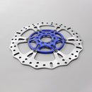 14" Blue Front Brake Rotor for Touring- 6 Spoke-7