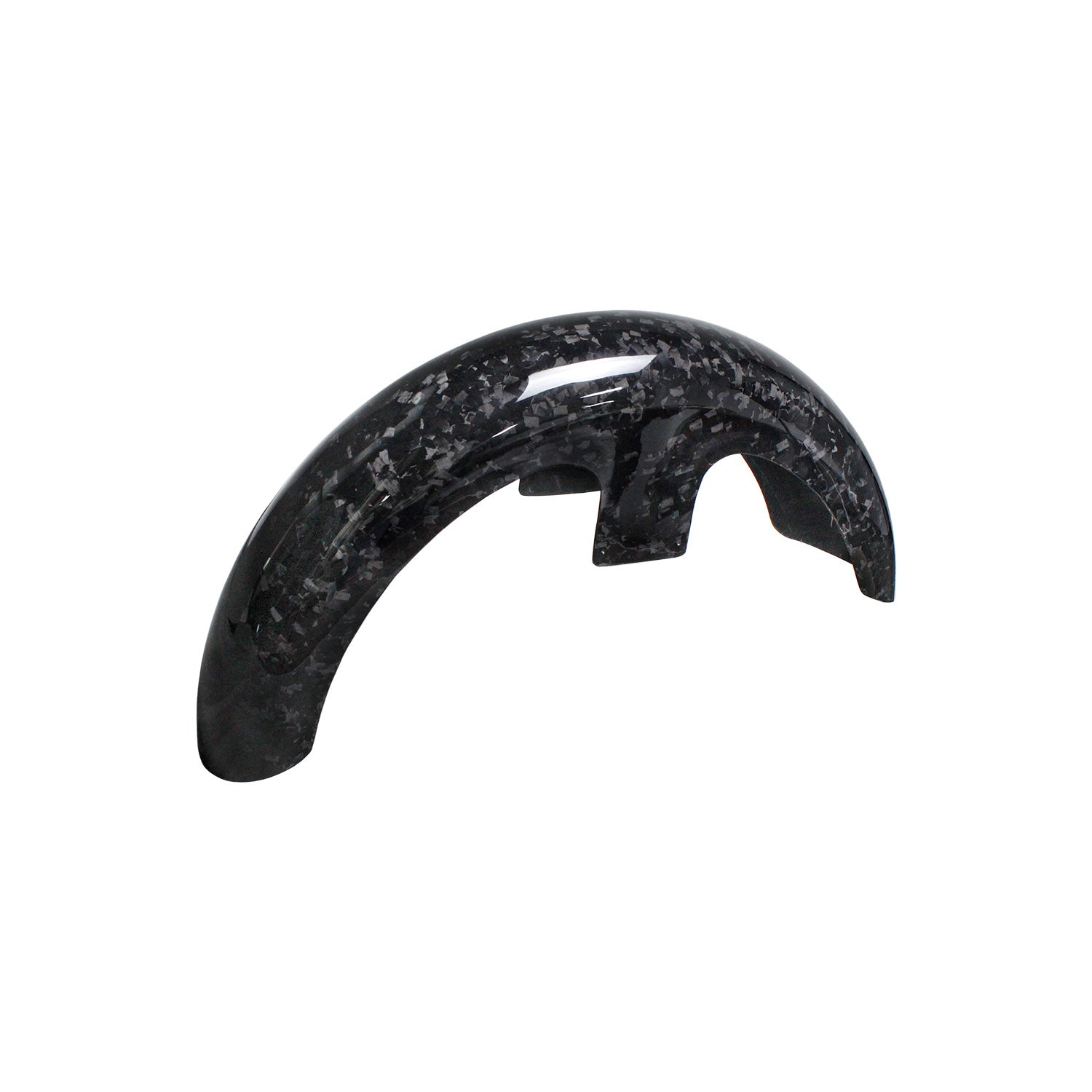 Carbon Fiber Touring Longer Front Fender-Marbling -1/2