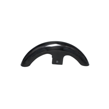Carbon Fiber Touring Longer Front Fender-Marbling-3/8