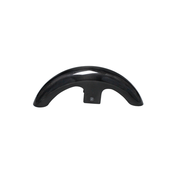 Carbon Fiber Touring Longer Front Fender-Marbling-3/8