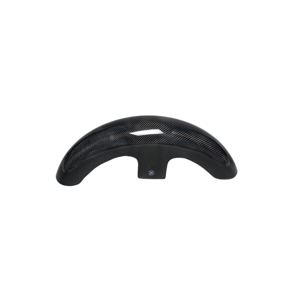 Carbon Fiber Touring Longer Front Fender-Marbling-3/8