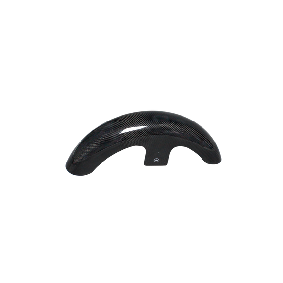 Carbon Fiber Touring Longer Front Fender-Marbling-3/8