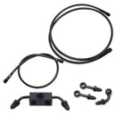 Smoky Black Brake Lines Kit for Harley Davidson 18-23 Softail Models with ABS-2