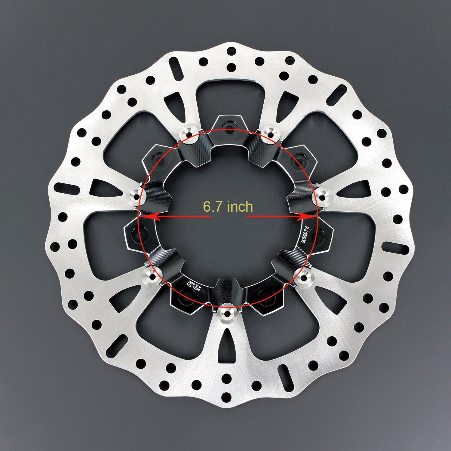 14.0" Big Front Brake Rotor for Agitator Wheel