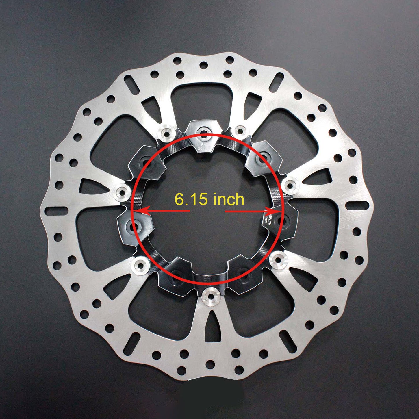 14.0" Big Front Brake Rotor for Slicer Wheel - 0