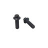 2 PCS Black Titanium Hardware for Harley Davidson Mid Control Shift Linkage