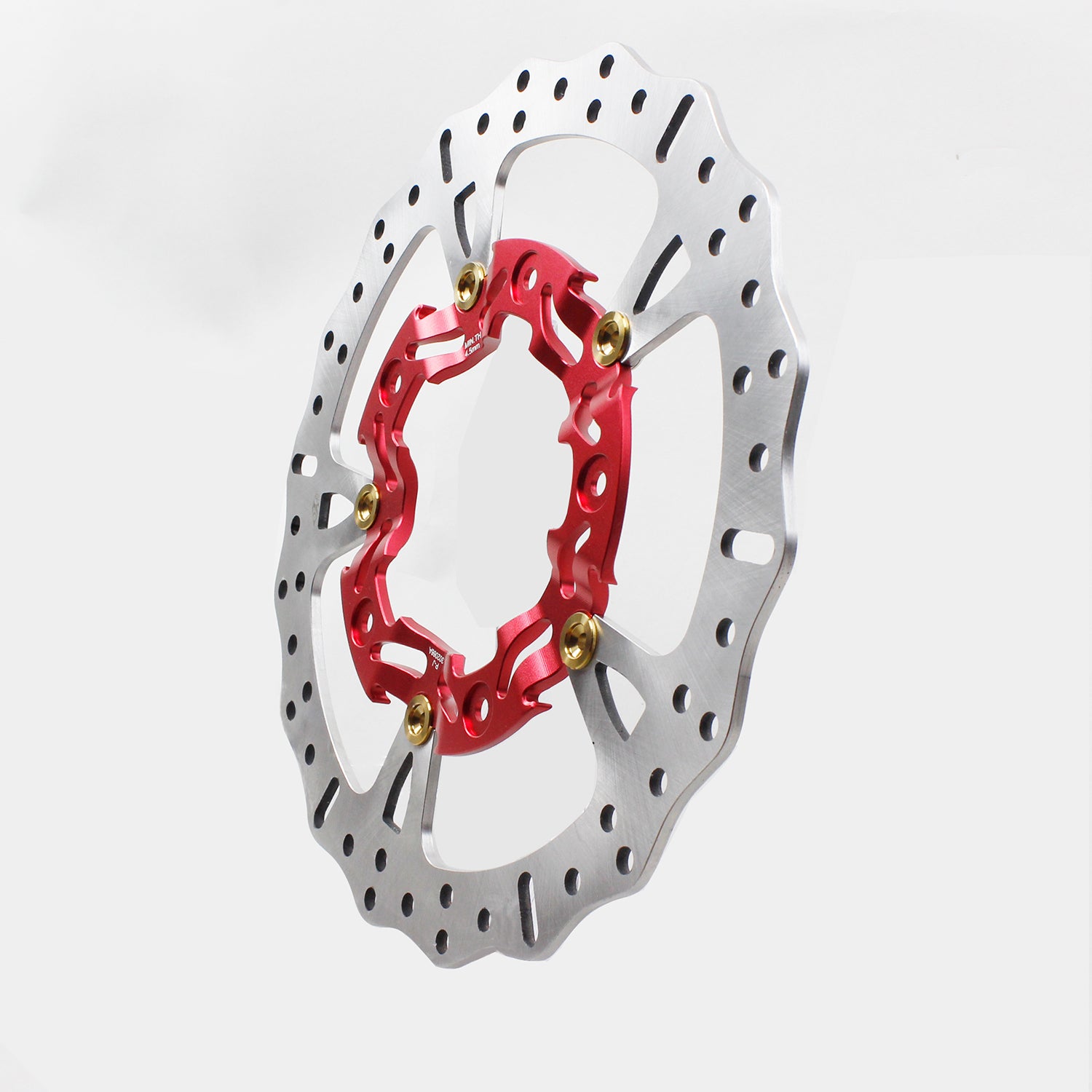 Red 14.0" Front Floating Brake Rotor for Enforcer