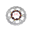 14.0" Black& Gold Brake Rotor For Slicer Wheel-8