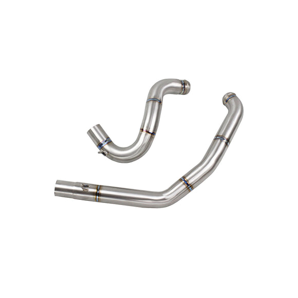 Titanium 2 into 1 Exhaust Pipe for 18-up Softail