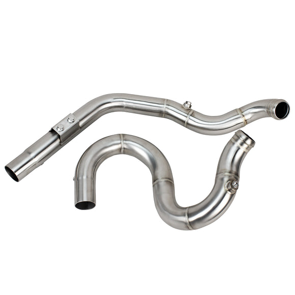 Stainless Steel 2 into 1 Exhaust Pipe for 17-2025 Touring
