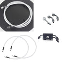 Silver Pearl Brake Lines Kit for Harley Davidson 12-17 Dyna Models with ABS-2