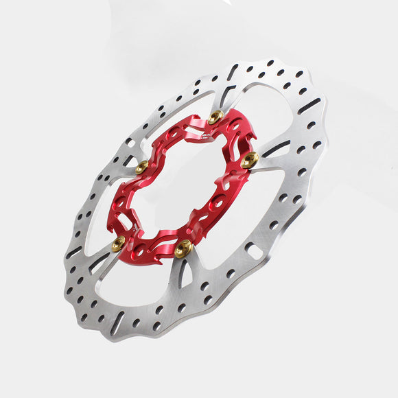 Red 14.0" Front Floating Brake Rotor for Enforcer