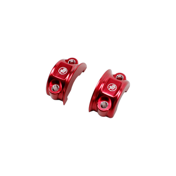 Red Handlebar Clutch Brake Clamp Lever Bracket for Harley Davidson Touring