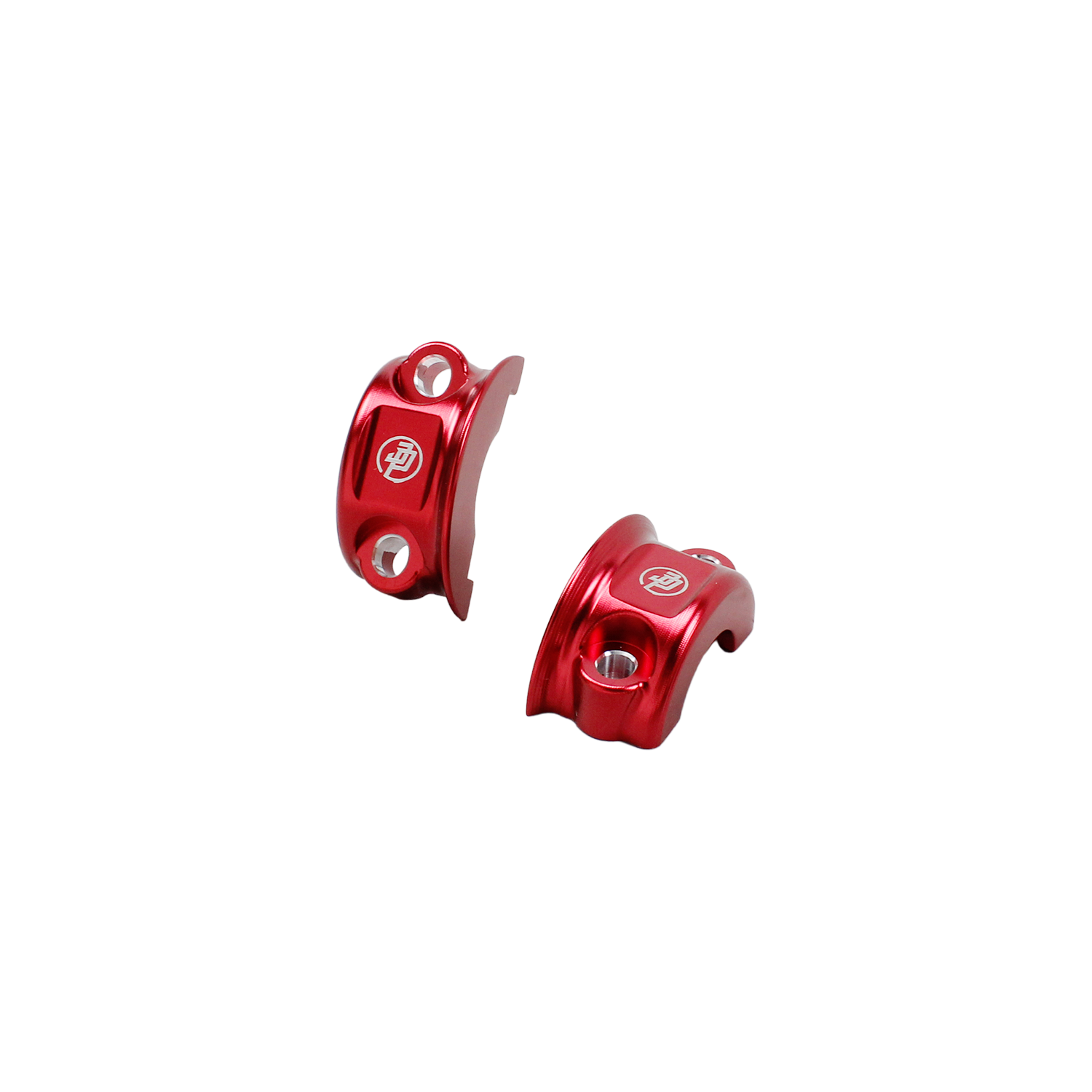 Red Handlebar Clutch Brake Clamp Lever Bracket for Harley Davidson Touring