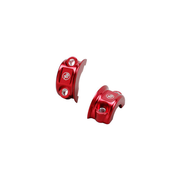 Red Handlebar Clutch Brake Clamp Lever Bracket for Harley Davidson Touring