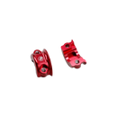 Red Handlebar Clutch Brake Clamp Lever Bracket for Harley Davidson Touring-4