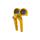 Gold 10.0" Pullback Risers Kit with Gauge Housing for Harley 15-23 Road Glide-4